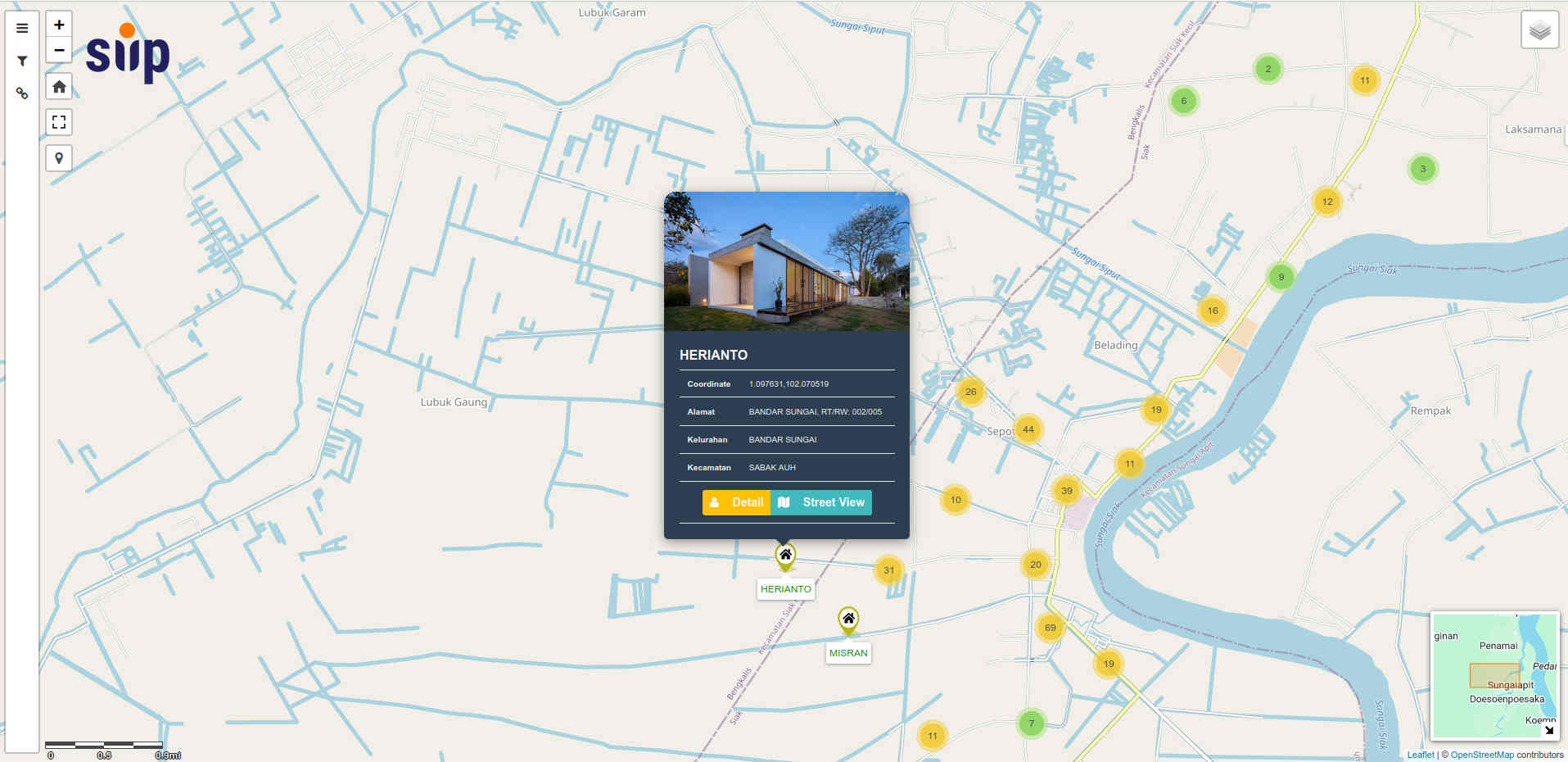 Aplikasi Database Inventarisasi Perumahan Dilengkapi Peta GIS, SIIP - 10