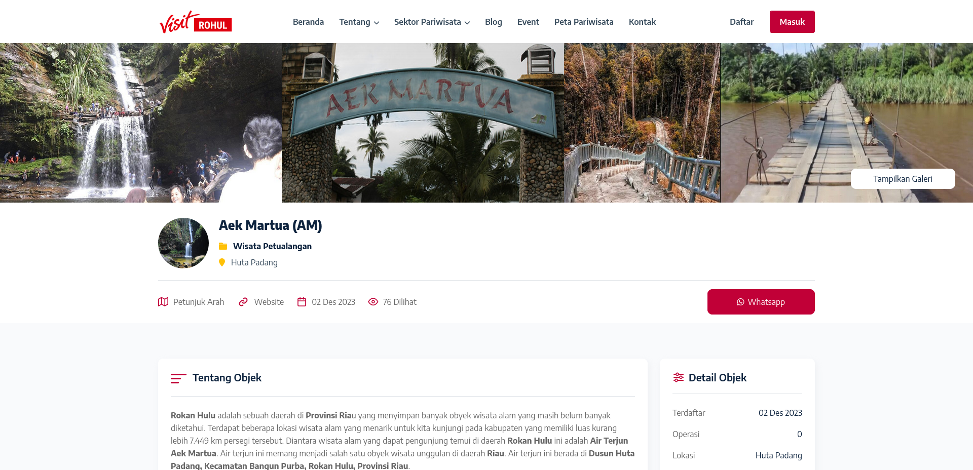 Aplikasi Database Kepariwisataan Dilengkapi Peta GIS - Visit Pariwisata - 10