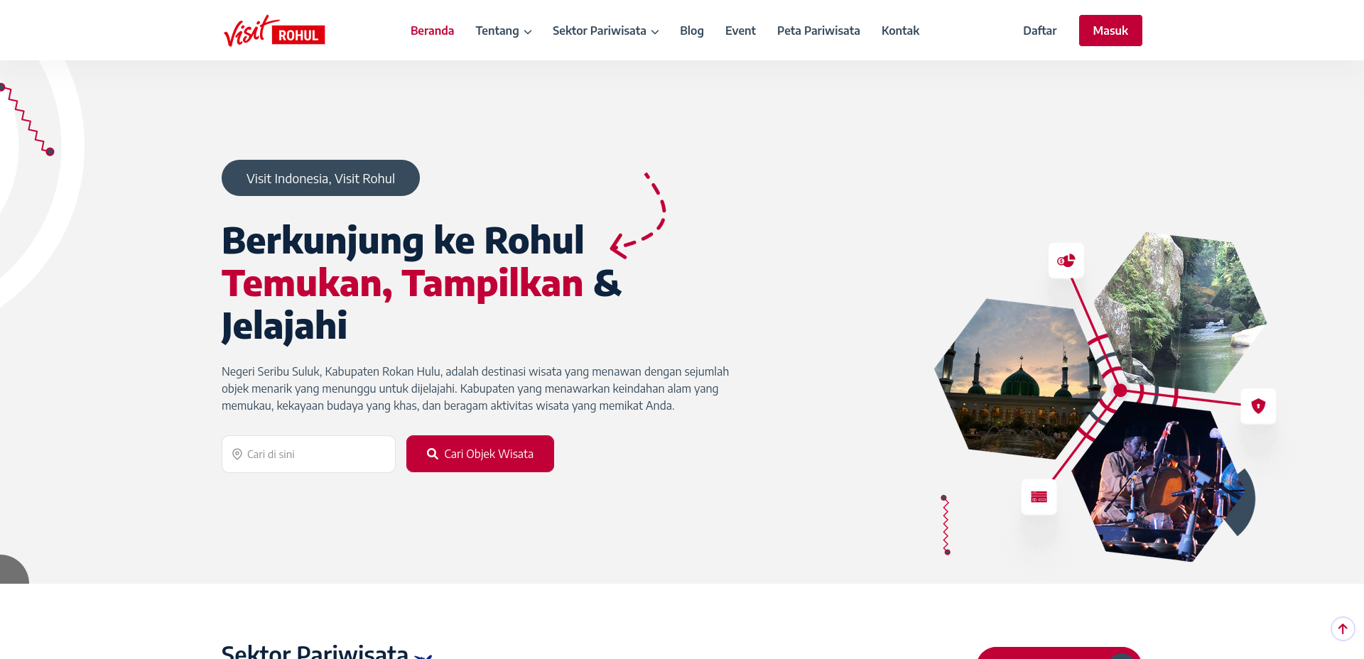 Aplikasi Database Kepariwisataan Dilengkapi Peta GIS - Visit Pariwisata - Produk Marketplace Source Code Raja Coding