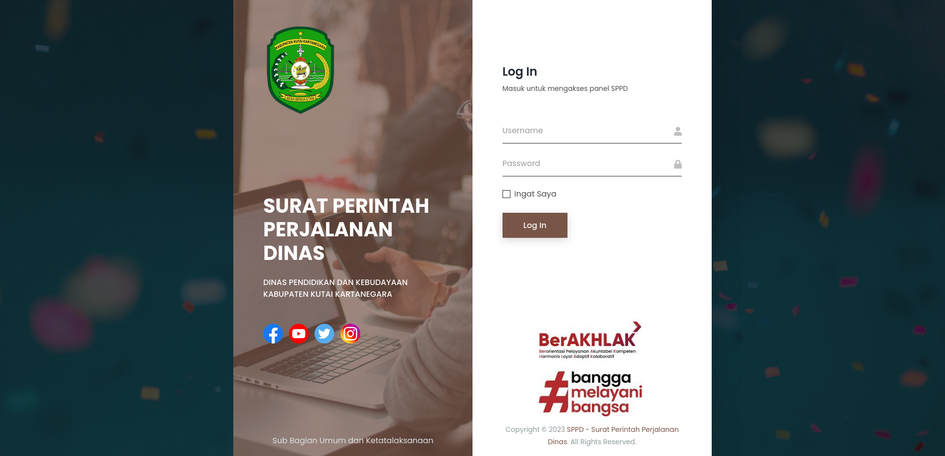 Aplikasi Surat Perintah Perjalanan Dinas SPPD, E-Perjadin - 2