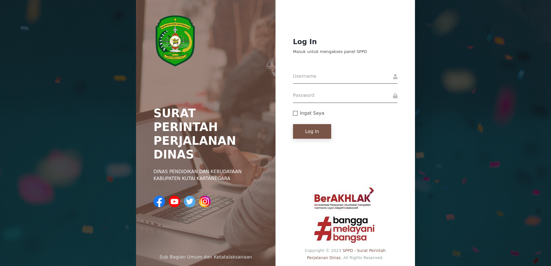 Aplikasi Surat Perintah Perjalanan Dinas SPPD, E-Perjadin