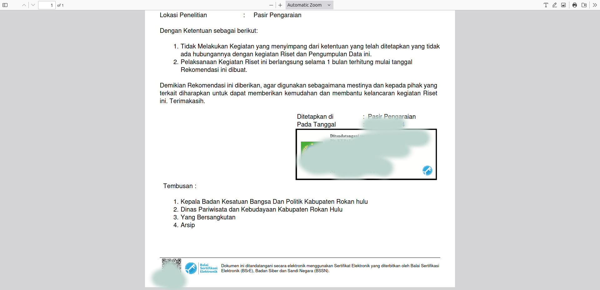 SIAP, Aplikasi Perizinan Berusaha di Luar OSS Dengan Fitur TTE - 24