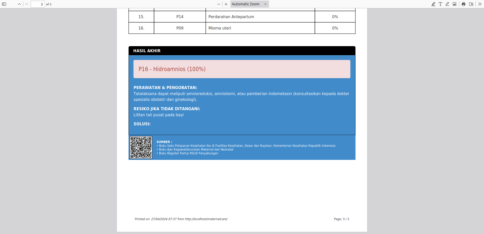 Source Code Aplikasi Maternal Care (Kehamilan) dengan Forward Chaining - 7