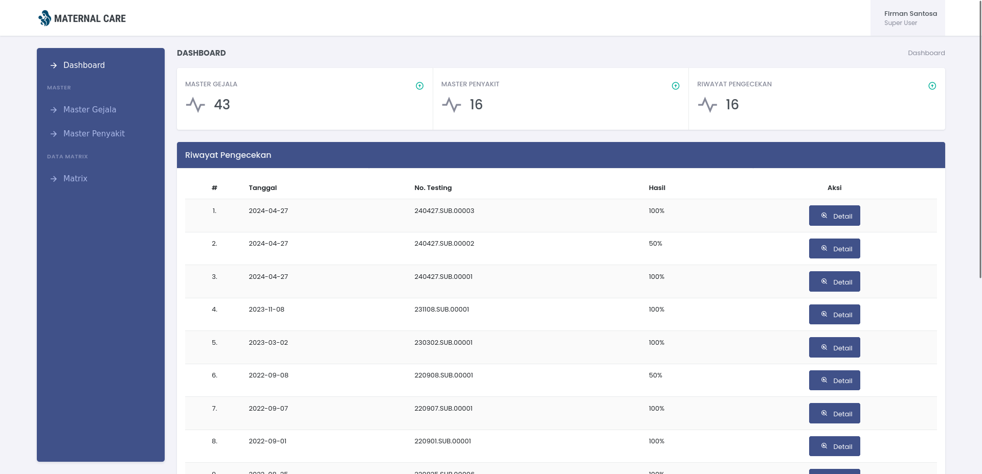 Source Code Aplikasi Maternal Care (Kehamilan) dengan Forward Chaining - 8