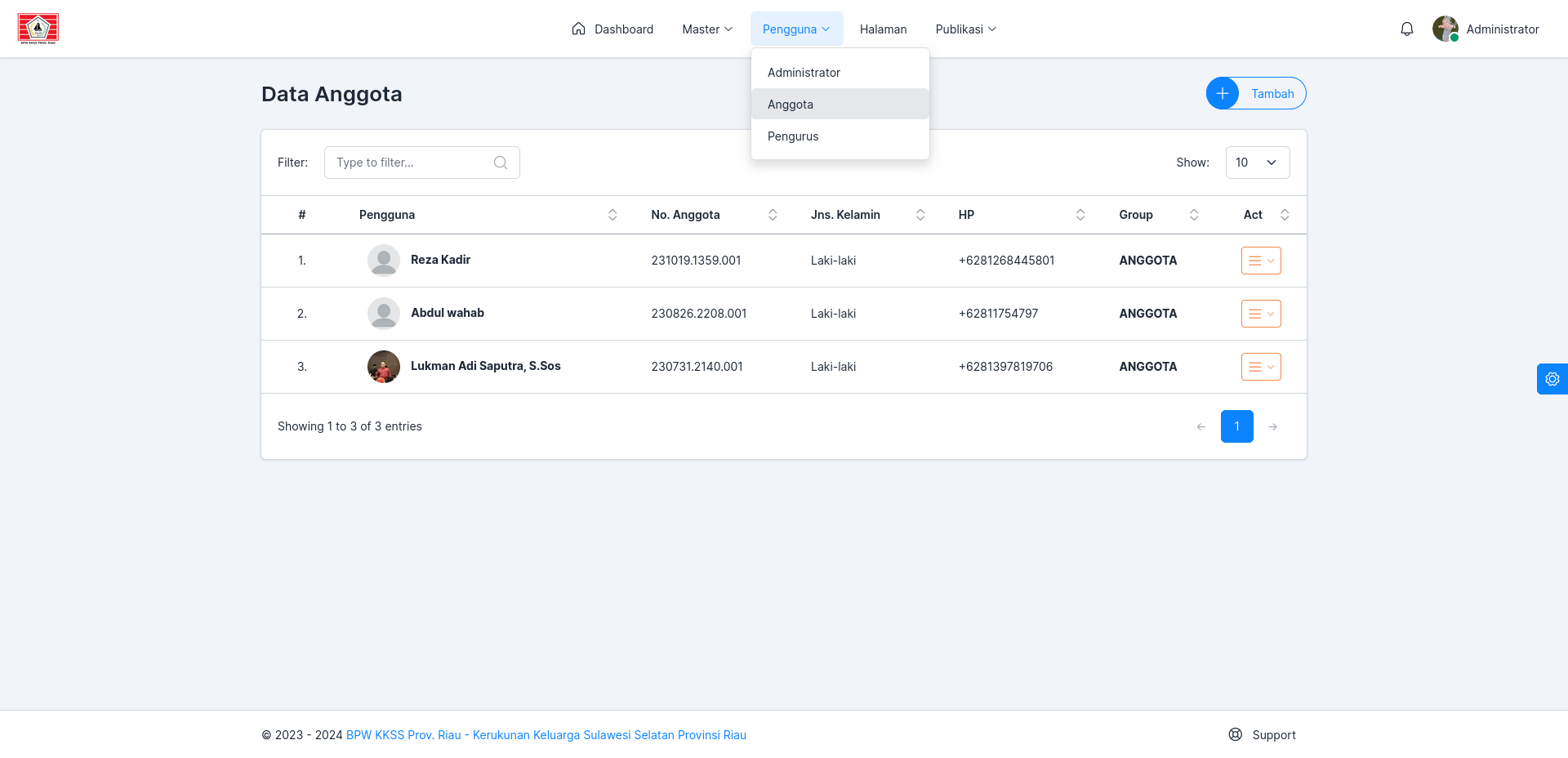 Source Code Portal Organisasi, Himpunan dan Komunitas Super Premium - 16