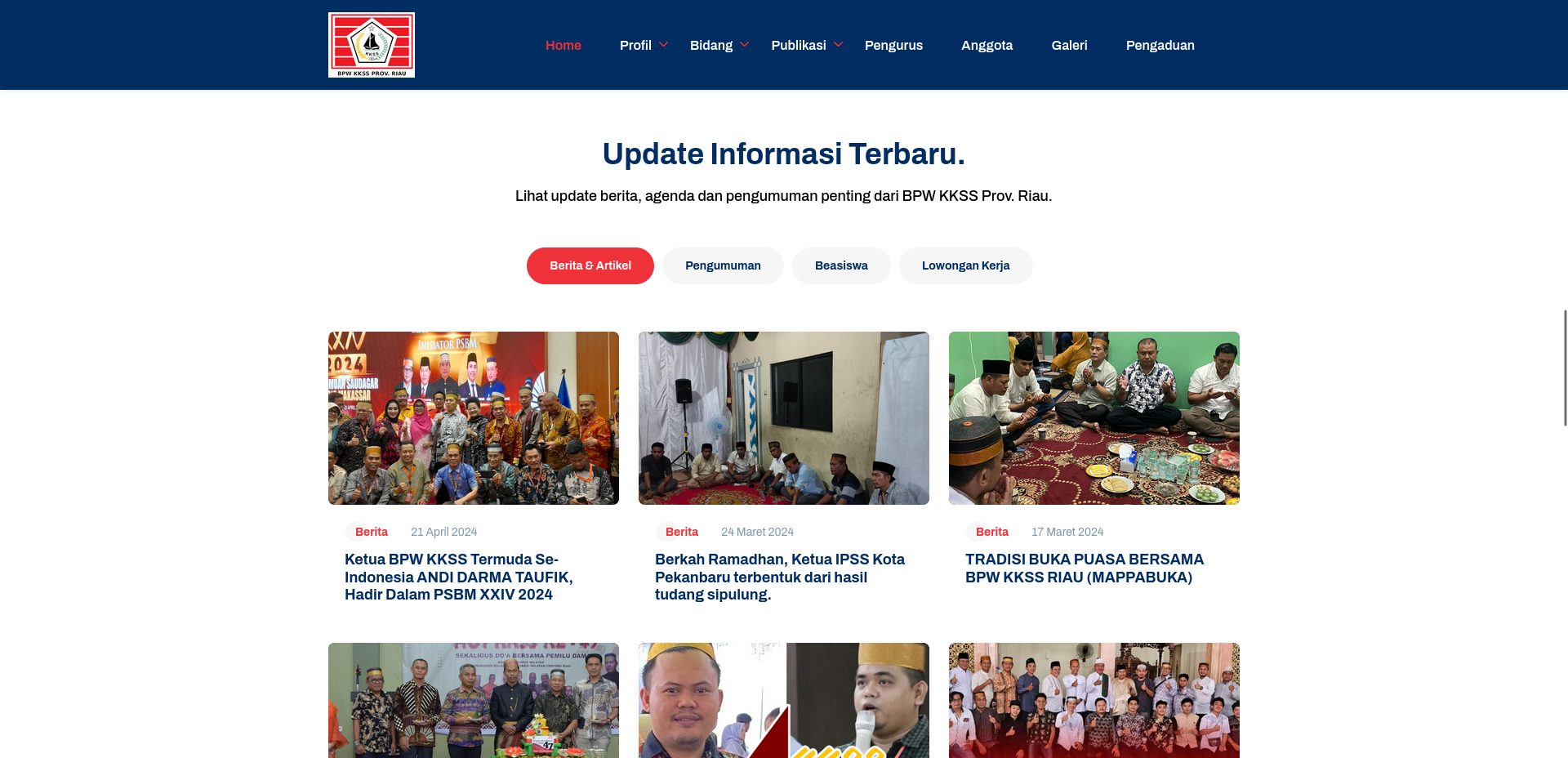 Source Code Portal Organisasi, Himpunan dan Komunitas Super Premium - 3
