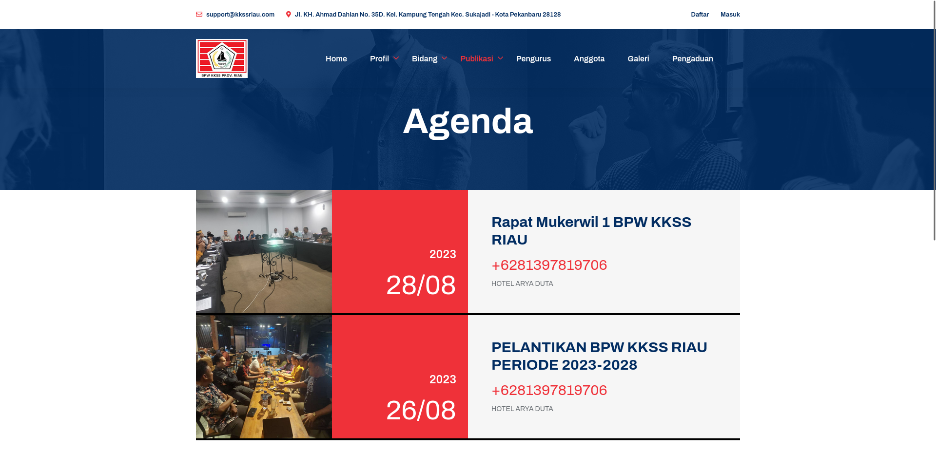 Source Code Portal Organisasi, Himpunan dan Komunitas Super Premium - 6