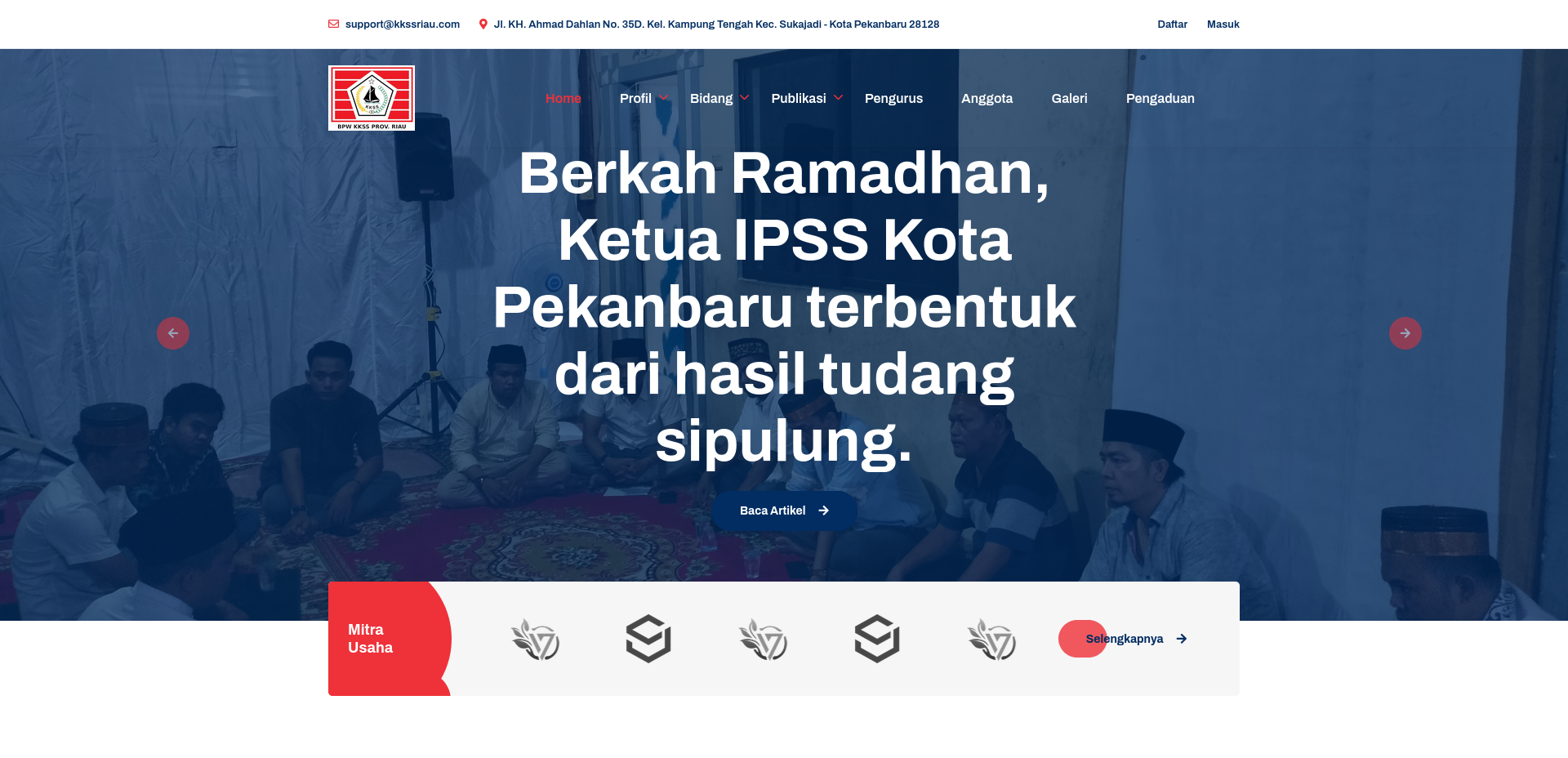 Source Code Portal Organisasi, Himpunan dan Komunitas Super Premium - Produk Marketplace Source Code Raja Coding
